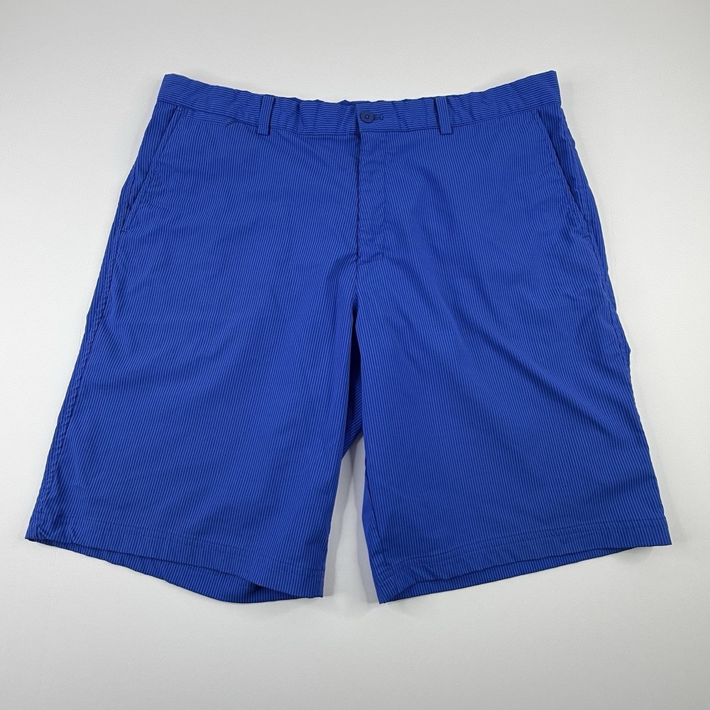Nike Golf Tour Performance Dri-Fit Shorts Blue Striped Men's‎ 38